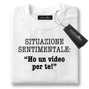 T-shirt Temptation Island Ho un video per te