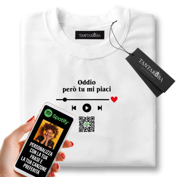 T-Shirt Spotify - Oddio però tu mi piaci